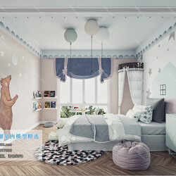 3D66 2019 Bedroom Nordic style M026 