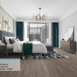 3D66 2019 Bedroom Nordic style M027 