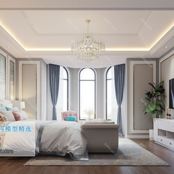 3D66 2019 Bedroom Postmodern style B010 