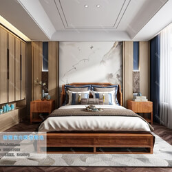 3D66 2019 Bedroom Southeast F002 Asian style 