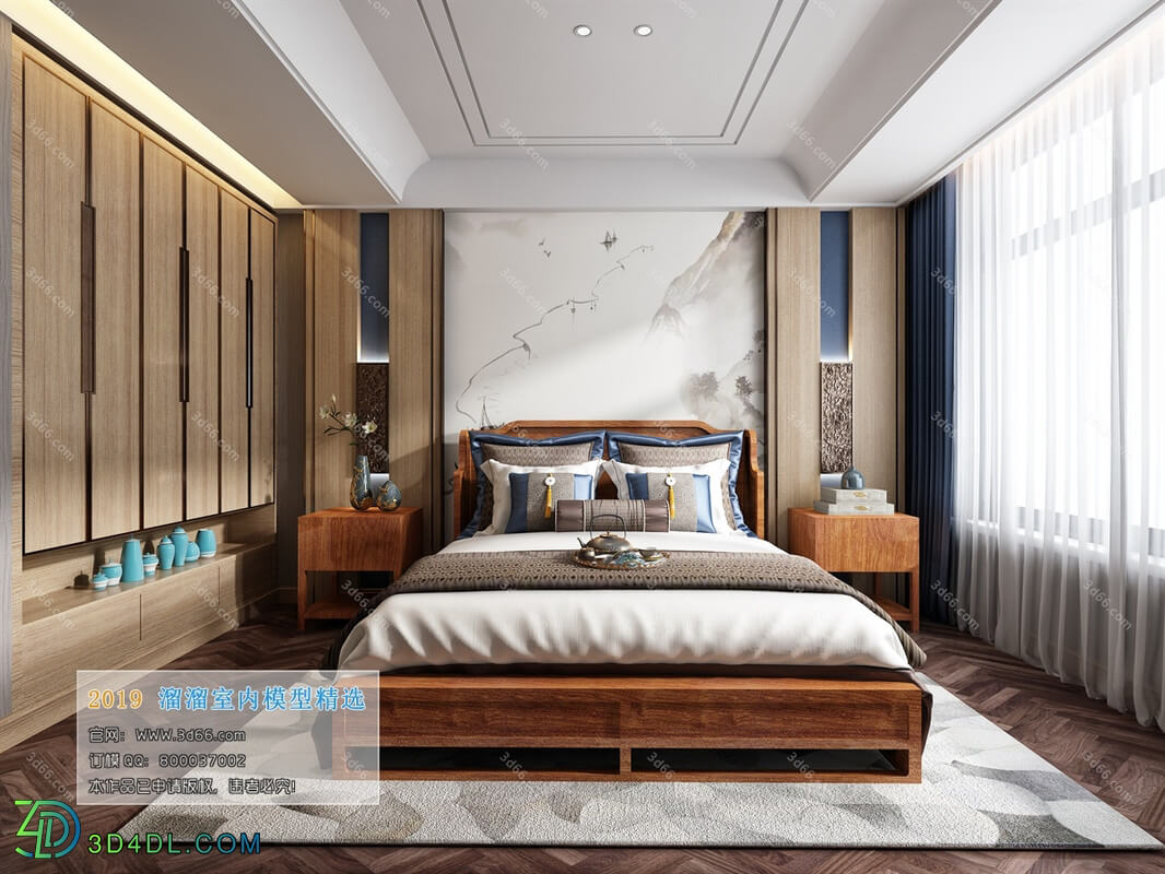 3D66 2019 Bedroom Southeast F002 Asian style