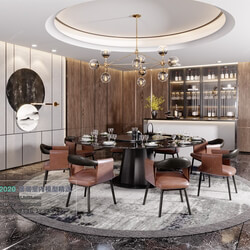 3D66 2019 Dining Interiors Modern style A004 
