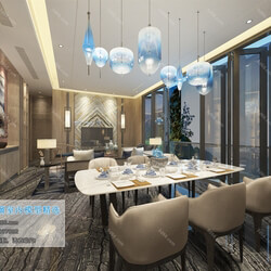 3D66 2019 Dining Room & Kitchen Chinese style C020 