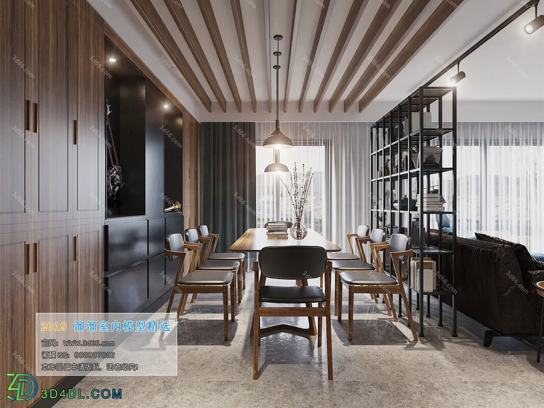 3D66 2019 Dining Room & Kitchen Modern style A018
