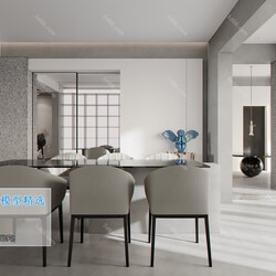 3D66 2019 Dining Room & Kitchen Modern style A021 