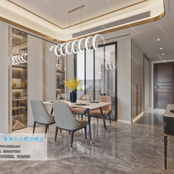 3D66 2019 Dining Room & Kitchen Modern style A022 