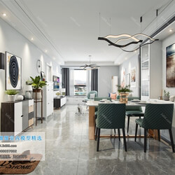 3D66 2019 Dining Room & Kitchen Modern style A041 