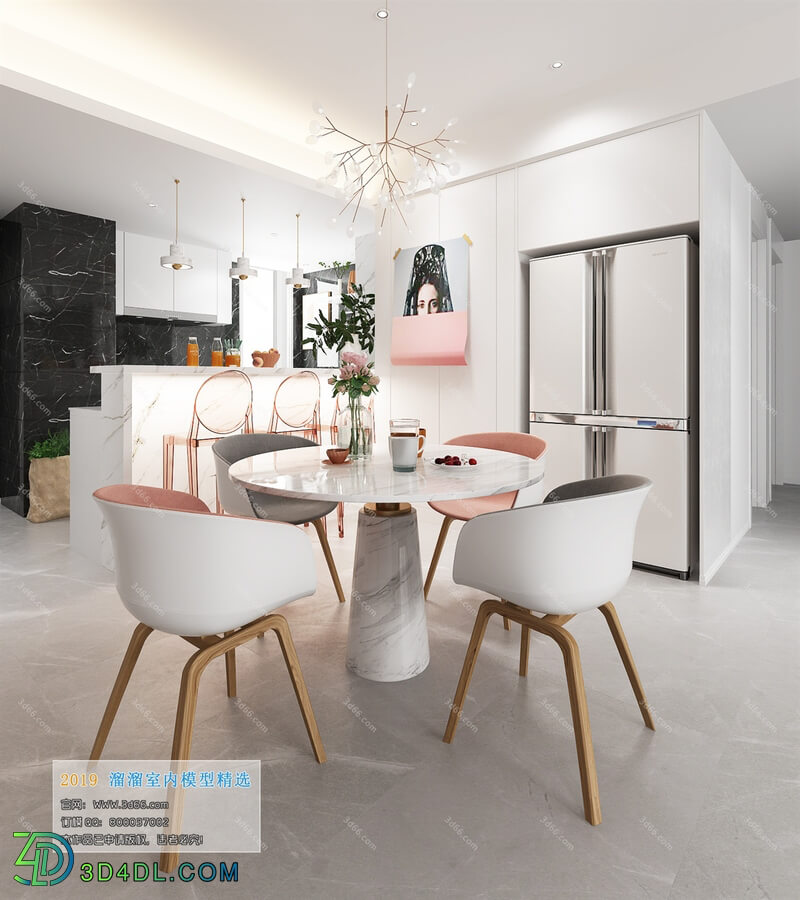 3D66 2019 Dining Room & Kitchen Modern style A065
