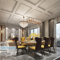 3D66 2019 Dining Room & Kitchen Postmodern style B004 