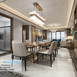 3D66 2019 Dining Room & Kitchen Postmodern style B005 