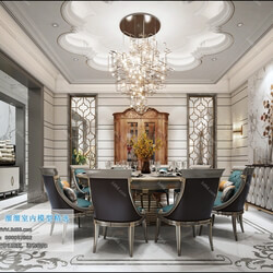 3D66 2019 Dining Room & Kitchen Postmodern style B014 