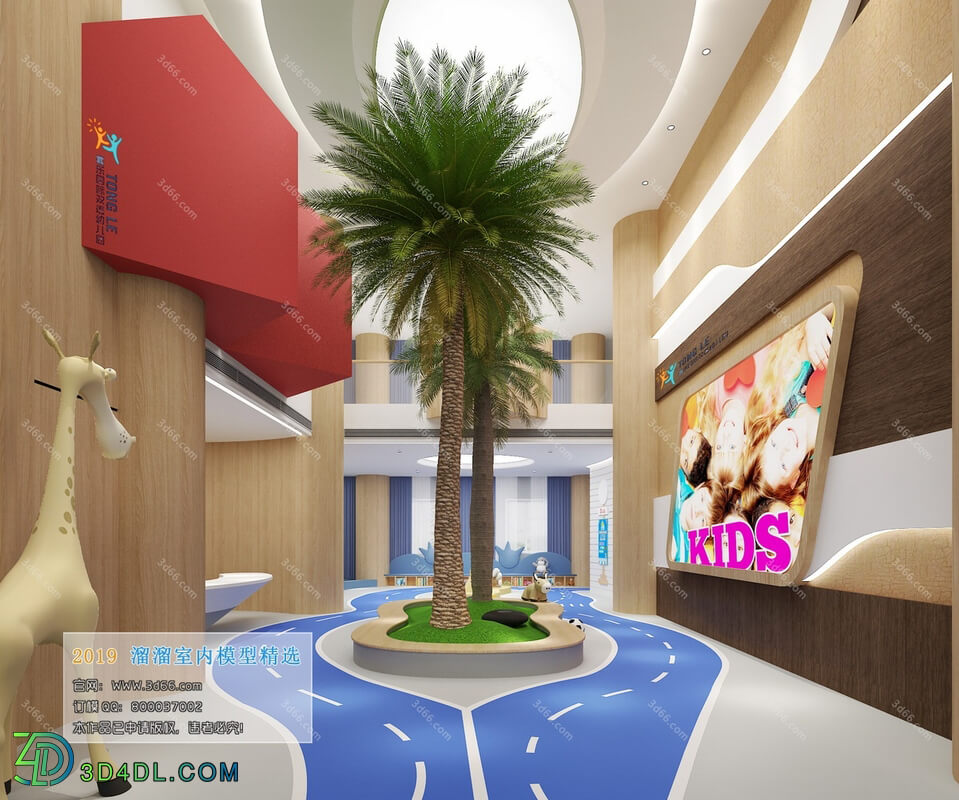 3D66 2019 Elevator Lobby & Aisle Modern style A007