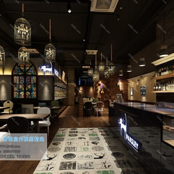 3D66 2019 Hotel & Teahouse & Cafe American style E003 