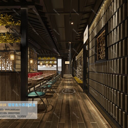 3D66 2019 Hotel & Teahouse & Cafe Chinese style C002 