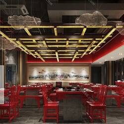 3D66 2019 Hotel & Teahouse & Cafe Chinese style C003 