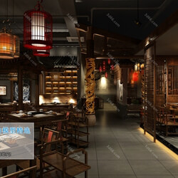 3D66 2019 Hotel & Teahouse & Cafe Chinese style C007 