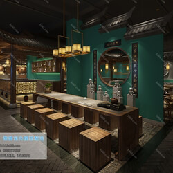 3D66 2019 Hotel & Teahouse & Cafe Chinese style C020 