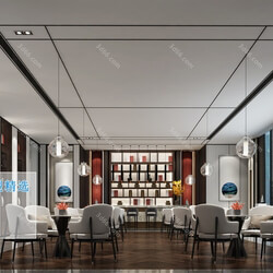 3D66 2019 Hotel & Teahouse & Cafe Chinese style C023 