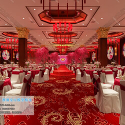 3D66 2019 Hotel & Teahouse & Cafe Chinese style C029 