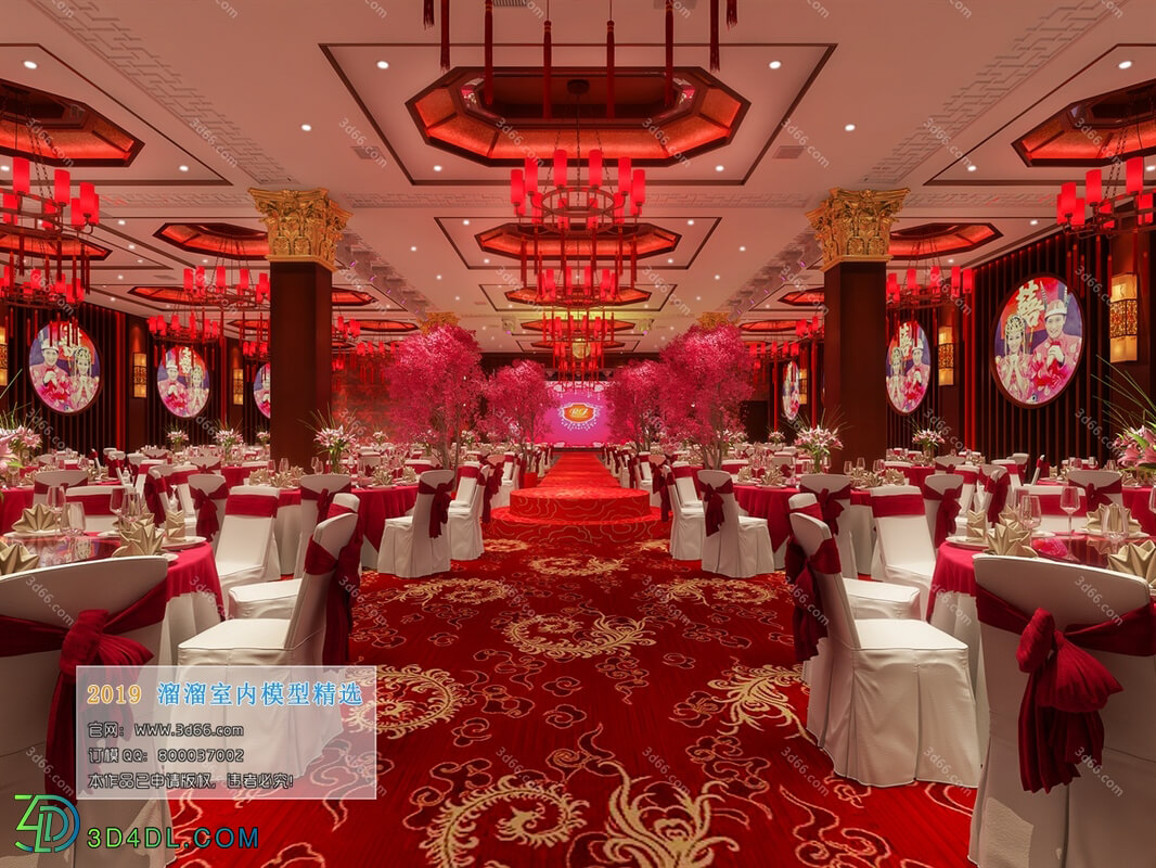 3D66 2019 Hotel & Teahouse & Cafe Chinese style C029