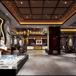 3D66 2019 Hotel & Teahouse & Cafe Chinese style C031 