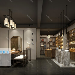 3D66 2019 Hotel & Teahouse & Cafe Chinese style C032 