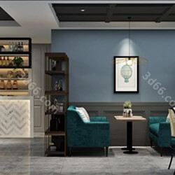 3D66 2019 Hotel & Teahouse & Cafe Chinese style C035 