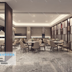 3D66 2019 Hotel & Teahouse & Cafe Chinese style C038 
