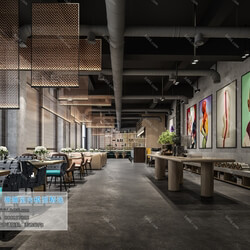 3D66 2019 Hotel & Teahouse & Cafe Industrial style H005 