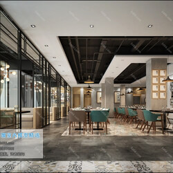 3D66 2019 Hotel & Teahouse & Cafe Industrial style H007 