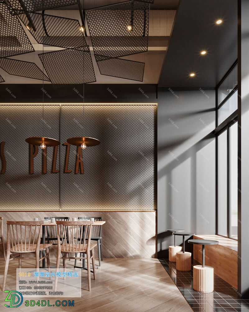 3D66 2019 Hotel & Teahouse & Cafe Industrial style H009