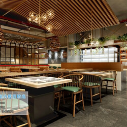 3D66 2019 Hotel & Teahouse & Cafe Industrial style H011 
