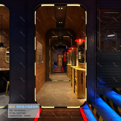 3D66 2019 Hotel & Teahouse & Cafe Industrial style H012 