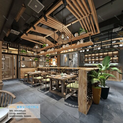 3D66 2019 Hotel & Teahouse & Cafe Industrial style H014 