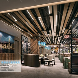 3D66 2019 Hotel & Teahouse & Cafe Industrial style H019 