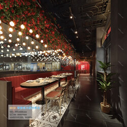 3D66 2019 Hotel & Teahouse & Cafe Industrial style H025 