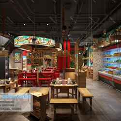 3D66 2019 Hotel & Teahouse & Cafe Industrial style H026 