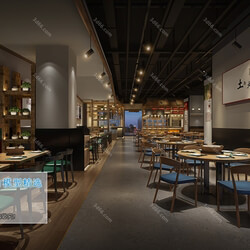 3D66 2019 Hotel & Teahouse & Cafe Industrial style H028 