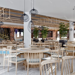 3D66 2019 Hotel & Teahouse & Cafe Industrial style H035 