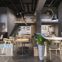 3D66 2019 Hotel & Teahouse & Cafe Industrial style H036 