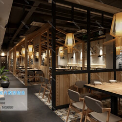 3D66 2019 Hotel & Teahouse & Cafe Industrial style H038 