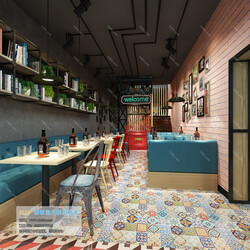 3D66 2019 Hotel & Teahouse & Cafe Industrial style H039 