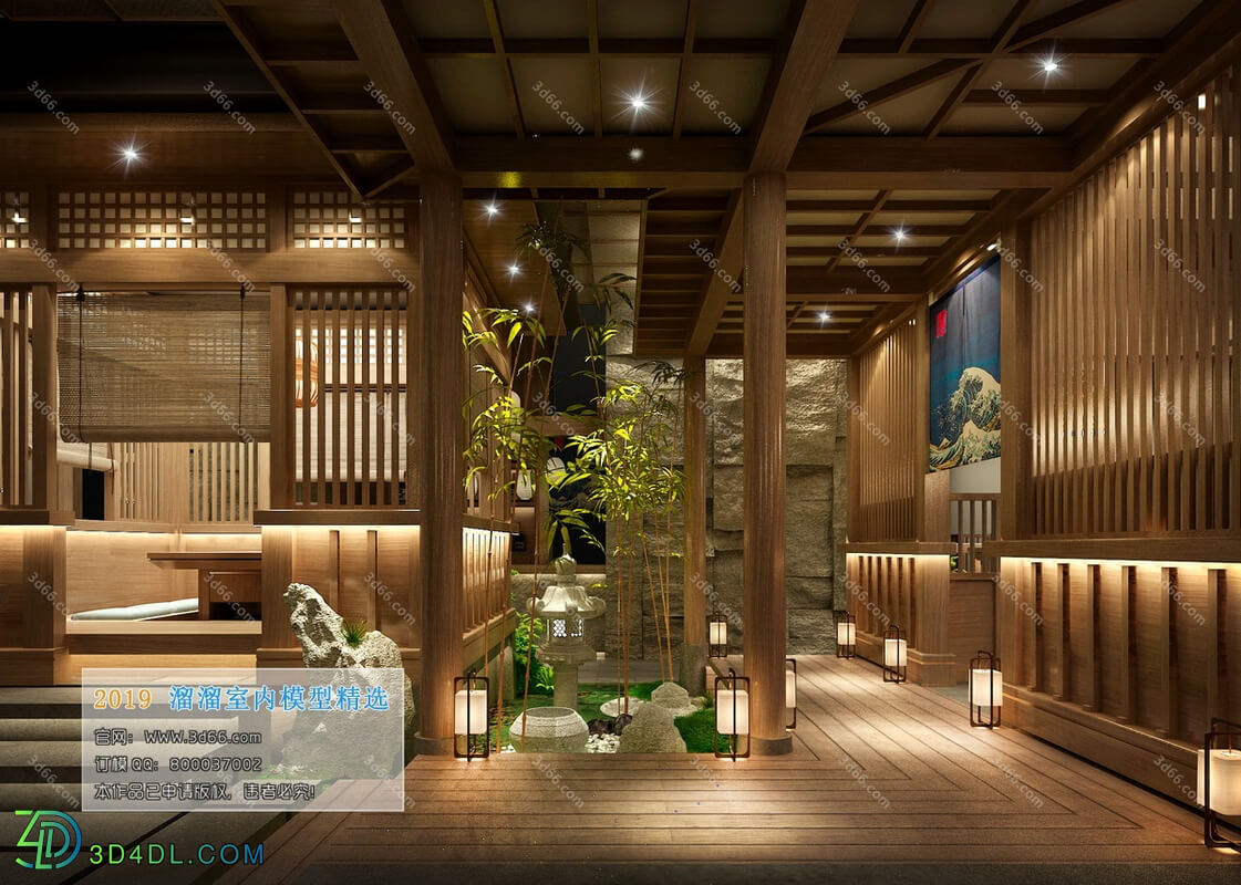 3D66 2019 Hotel & Teahouse & Cafe Japanese Style K002