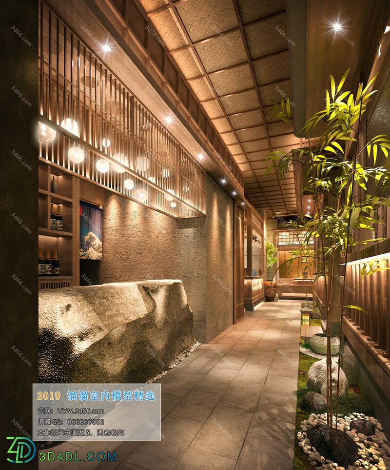 3D66 2019 Hotel & Teahouse & Cafe Japanese Style K006