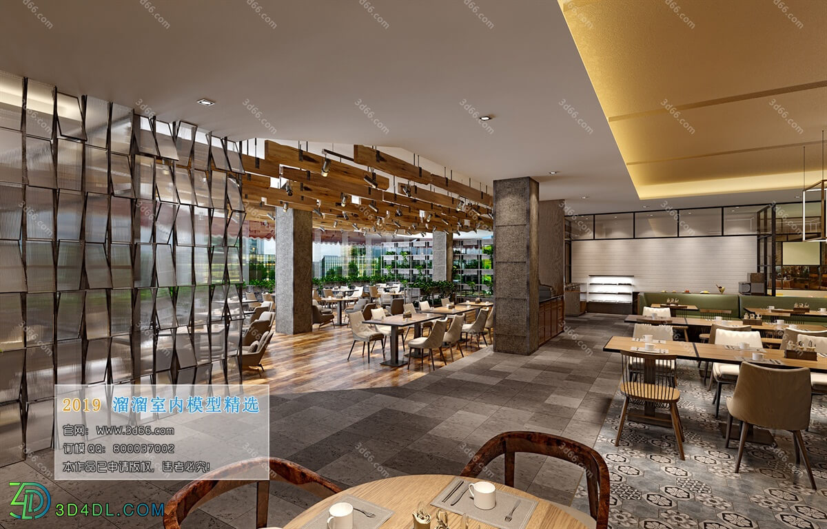 3D66 2019 Hotel & Teahouse & Cafe Modern style A012