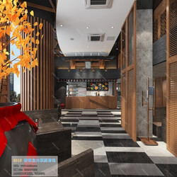 3D66 2019 Hotel & Teahouse & Cafe Modern style A024 