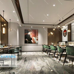 3D66 2019 Hotel & Teahouse & Cafe Modern style A030 