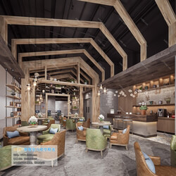 3D66 2019 Hotel & Teahouse & Cafe Nordic style M002 