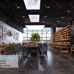 3D66 2019 Hotel & Teahouse & Cafe Nordic style M006 