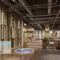 3D66 2019 Hotel & Teahouse & Cafe Nordic style M009 